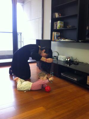 Hannah mit Chinesisch-Lehrerin Hannah mit Chinesisch-Lehrerin